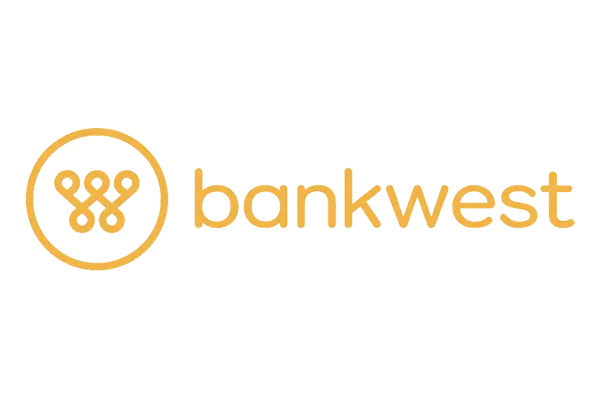 Bankwest logo... a trusted BIR Finance lender.