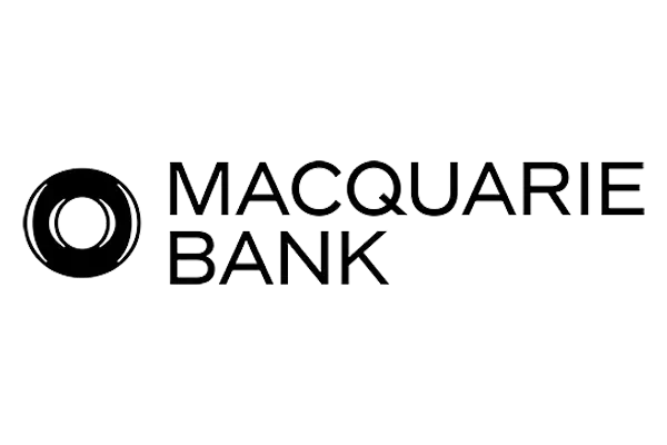 Macquarie Bank logo... a trusted BIR Finance lender.